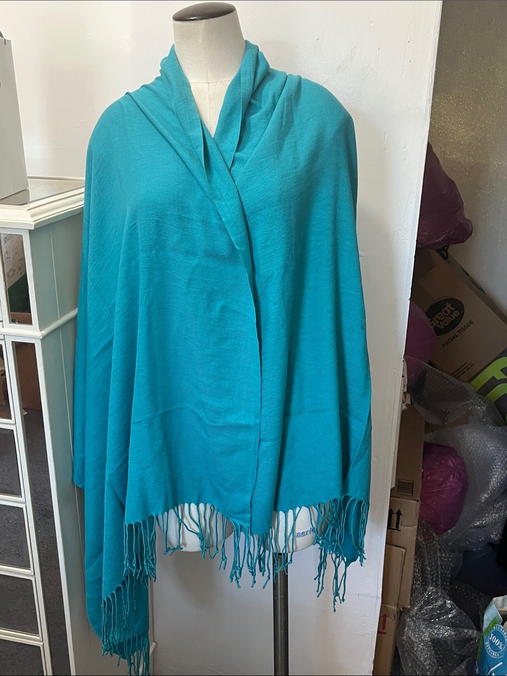 Pashmina silk scarf